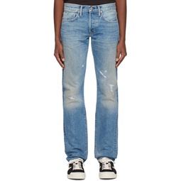 Blue Slim Fit Jeans 231076M186013