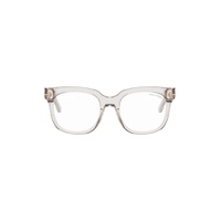 Pink Square Glasses 232076F004019