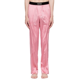 Pink Classic Pyjama Pants 231076M218000