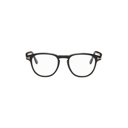 Black Blue Block Glasses 241076M133037