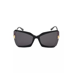 Gia 63MM Butterfly Sunglasses