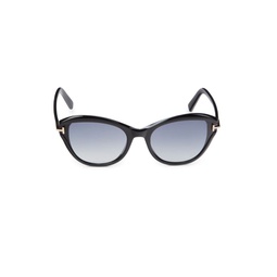 61MM Oversized Cat Eye Sunglasses