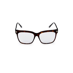 54MM Blue Block Optical Cat Eye Eyeglasses
