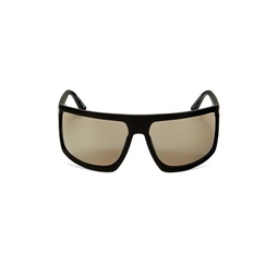 68MM Wrap Square Sunglasses