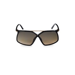 64MM Butterfly Sunglasses