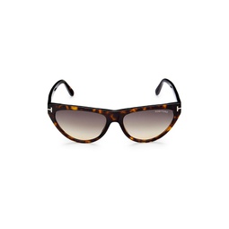 56MM Cat Eye Sunglasses