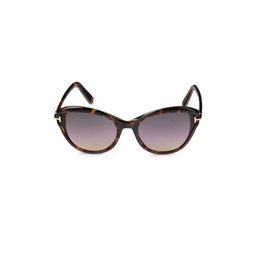 62MM Cat Eye Sunglasses