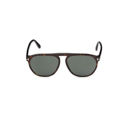 58MM Oval Sunglasses