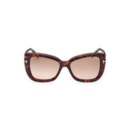 Maeve 55MM Butterfly Sunglasses