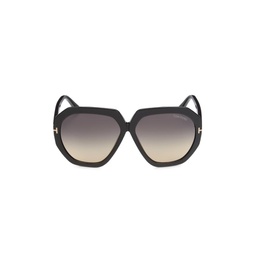 60MM Cat Eye Sunglasses