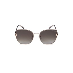 61MM Round Cat Eye Sunglasses