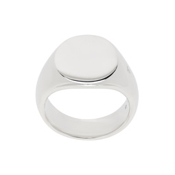Silver Oval Polished Ring 232762M147008