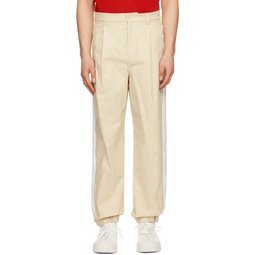 Beige Tapered Trousers 231844M191002