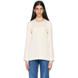 Off White Viscose Shirt 222771F107006