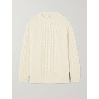 TOTEME Oversized cable-knit wool sweater
