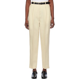 Off-White Double-Pleated Trousers 241771F087001