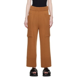 Tan Cargo Lounge Pants 222083F086001