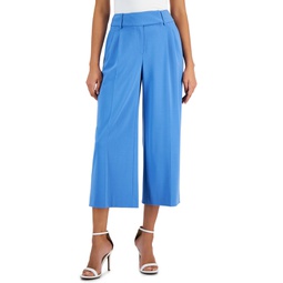 Womens Mid Rise Cropped Pants