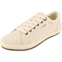 Taos Footwear Womens Star Canvas Sneaker - Style and Comfort Natural Hemp 10 W US