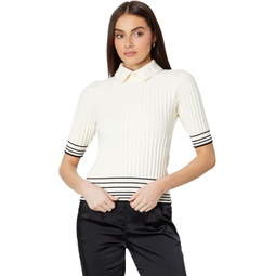Womens Ted Baker Morliee Puff Sleeve Fitted Sweater
