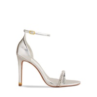 Womens Helenni Crystal Embellished Ankle Strap High Heel Sandals