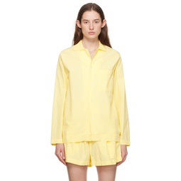 Yellow Long Sleeve Pyjama Shirt 241482F079043