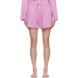 Pink Drawstring Pyjama Shorts 241482F079025
