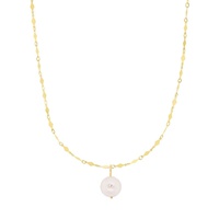 pearl diamond accent necklace