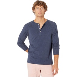 Mens The Normal Brand Long Sleeve Puremeso Henley