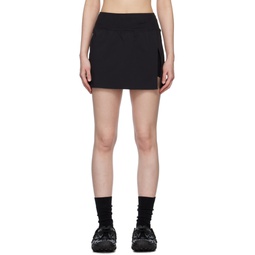 Black Arque Mini Skirt 231802F541015