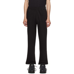 Black Embroidered Lounge Pants 232802M190002
