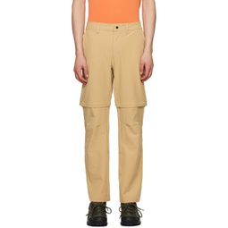 Beige Paramount Trousers 231802M191008