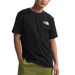 Mens Box Logo Crewneck Short-Sleeve T-Shirt