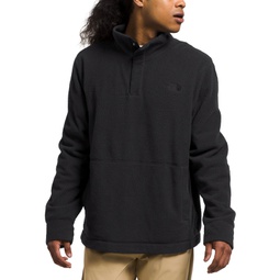 Mens Pali Relaxed Fit Pile Fleece Quarter Snap Pullover