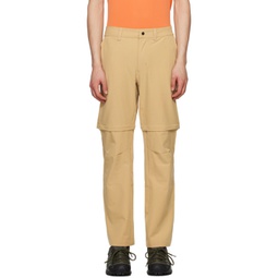 Beige Paramount Trousers 231802M191008