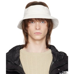 White Class V Top Knot Bucket Hat 231802M140014