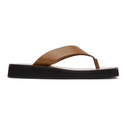 Brown Ginza Sandals 222359F124036