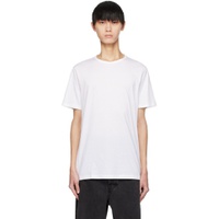 White Precise T Shirt 232216M213033