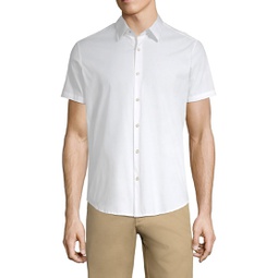 Sylvain S. Wealth Slim-Fit Short Sleeve Shirt