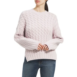 Karenia Cable Knit Wool-Blend Sweater