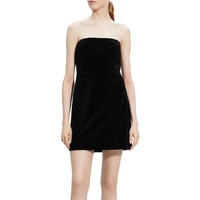 womens stretch velvet cocktail and party dress