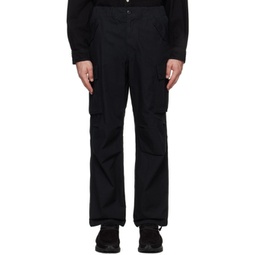 Black Regular-Fit Cargo Pants 241631M188011