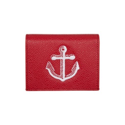 Red Anchor Double Card Holder 231381M163013