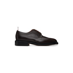 Brown Classic Longwing Calf Leather Derbys 241381M225005
