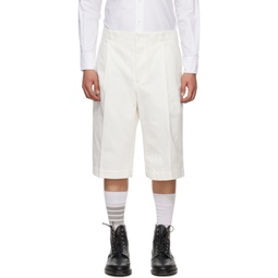 White Unconstructed Shorts 241381M193003