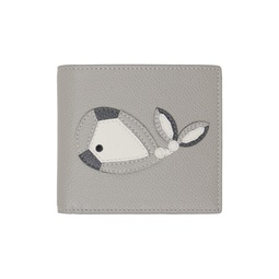 Gray Gem Whale Wallet 241381M164002