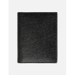 Pebble Grain Leather Double Cardholder