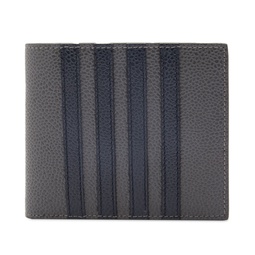 Thom Browne 4 Bar Billfold Wallet Dark Grey