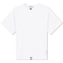 Thom Browne Back Stripe Pique T-Shirt White