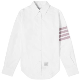 Thom Browne 4 Bar Poplin Shirt White